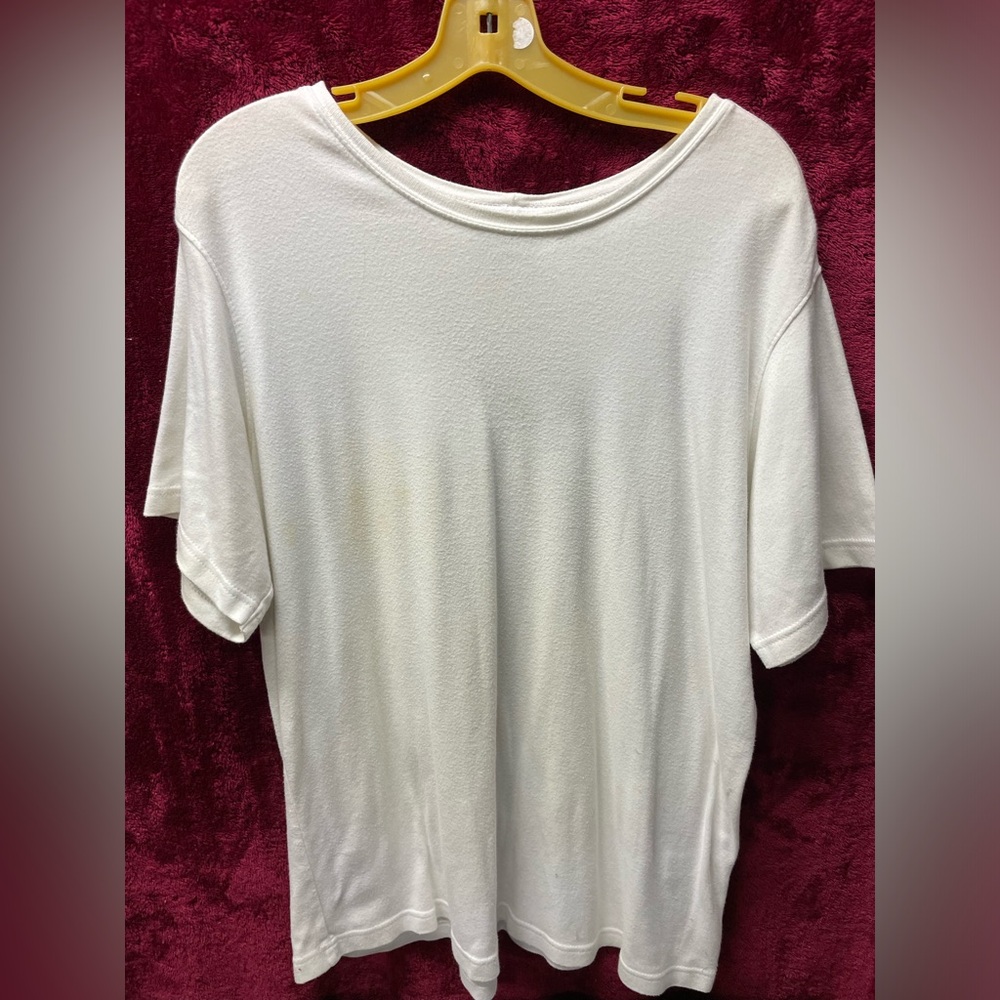 Basic Editions Plus Cotton Tee Top